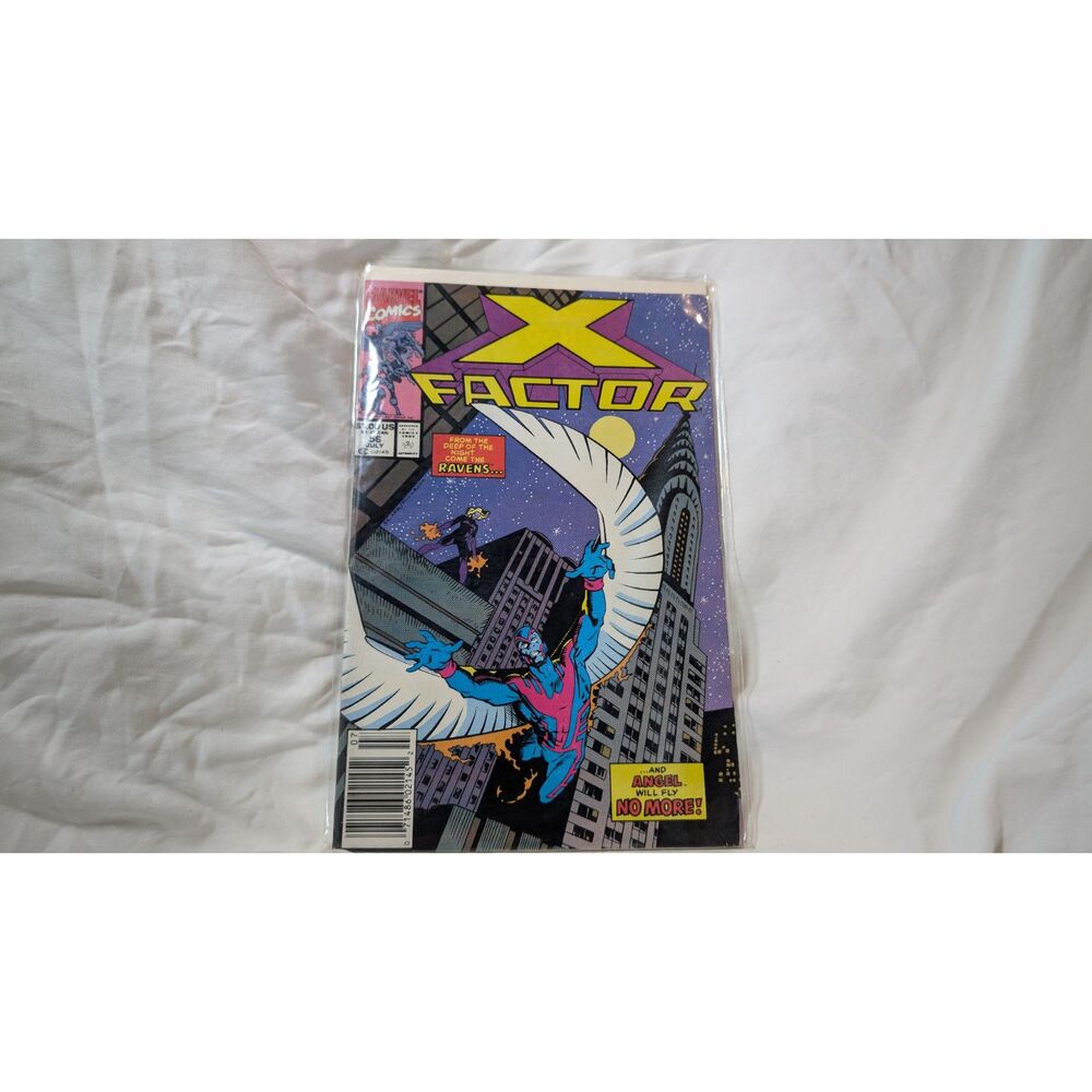 X-Factor #26 (1988, Marvel Comics) Angel Cover – Copper Age X-Men – FN/VF